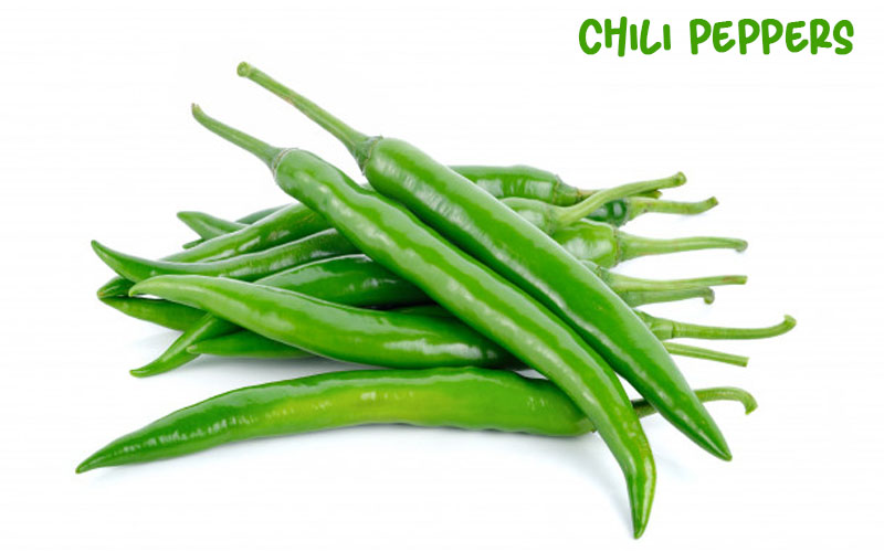 health benefits of Chilli peppers